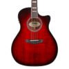 D'Angelico Premier Gramercy Acoustic-Electric Guitar, Trans Black Cherry Burst
