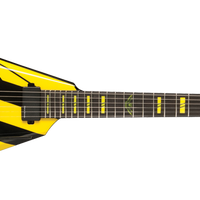 Brand New Washburn Parallaxe V260FR Michael Sweet Electric Guitar with Gig Bag, Black & Yellow