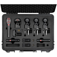 sE Electronics V PACK ARENA 7-Piece Drum Microphone Kit, Includes V KICK, 3x V Beat, 2x SE8, V7 X Microphone and Case