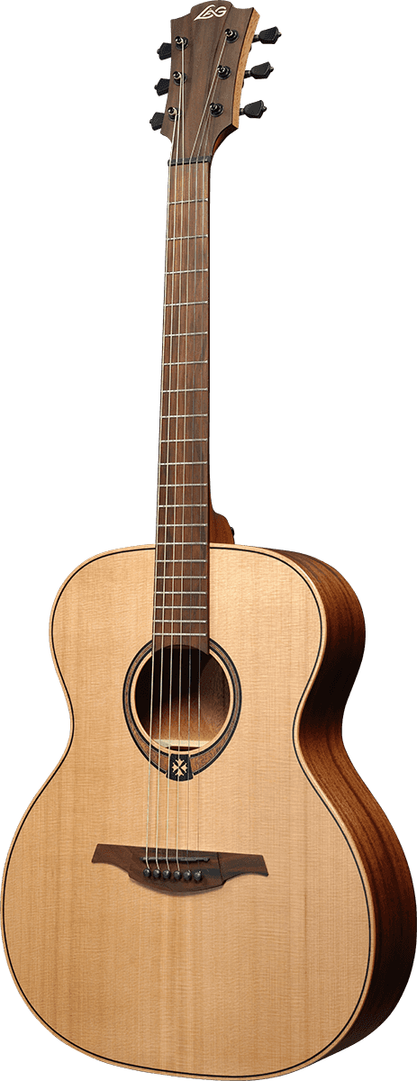 LâgGuitars T170A Tramontane Auditorium Acoustic Guitar, Red Cedar