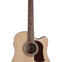 Washburn HD10SCE Acoustic-Electric Guitar, Natural