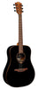 Lâg T118D Tramontane Dreadnought Acoustic Guitar, Black