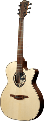 LÂG Guitar T270ASCE Tramontane Auditorium Slim Cutaway Acoustic-Electric