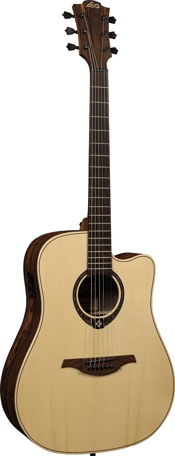 Lag T270DCE Tramontane Dreadnought Cutaway Acoustic-Electric Guitar