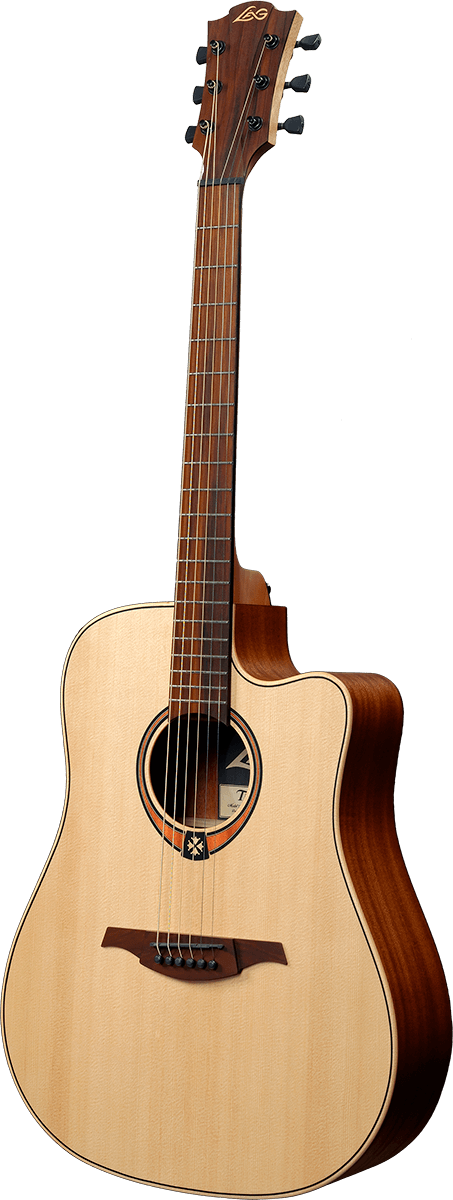 Lag Tramontane T70DCE Dreadnought Acoustic-Electric Guitar