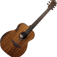 Lâg Travel-KA Tramontane Acoustic Travel Guitar with Gig Bag, Khaya