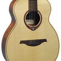 Lâg Travel-SP Tramontane Acoustic Travel Guitar with Gig Bag, Natural Spruce