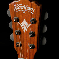 Washburn G55CE Comfort Deluxe 55 Series Grand Auditorium Cutaway Acoustic-Electric Guitar, Koa