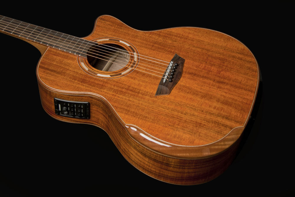 Washburn G55CE Comfort Deluxe 55 Series Grand Auditorium Cutaway Acous