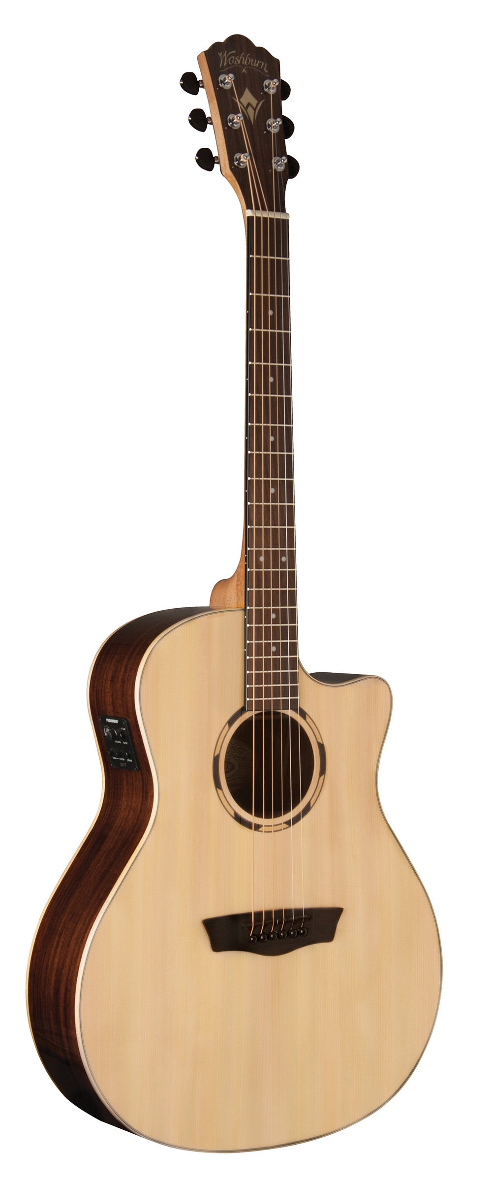Washburn O20SCE Woodline 20 Series Orchestra Cutaway Acoustic-Electric Guitar