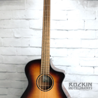 Breedlove Discovery S Concert Edgeburst Bass CE Acoustic-Electric Guitar, Sitka-African Mahogany