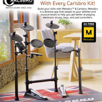 Carlsbro CSD25M 7 Piece Mesh Pad Electronic Drum Kit