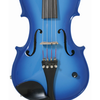 Barcus Berry Vibrato-AE Series Acoustic-Electric Violin, Blue