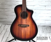 Breedlove ECO Series Discovery S Concert Edgeburst CE Acoustic-Electric Guitar, African Mahogany-African Mahogany