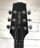 Hamer Archtop Electric Guitar SATF-TBK, Transparent Black/Maple Veneer with Free Gig Bag