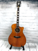 D'Angelico Premier Gramercy Acoustic-Electric Guitar, Vintage Natural Gloss