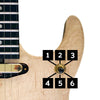 Washburn NELEDLX-D Nele Deluxe Electric Guitar, Natural Swamp Ash