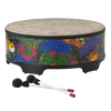 Remo Kids Percussion® Gathering Drum, 16" Fabric Rain Forest