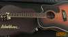 Washburn Heritage HD10SCE-GCDNDLX Acoustic-Electric Guitar, Tobacco Burst with Washburn Hard Shell Case